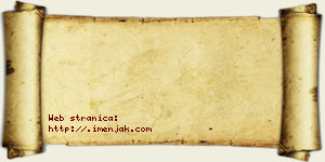 Zorana Joković vizit kartica